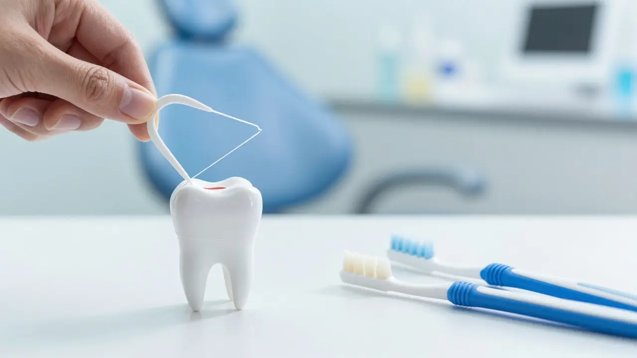 Zubní niť a mezizubní kartáčky pro účinnou prevenci kazu